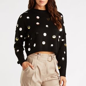🌹🌹🌹Brand New Sequins Cropped Sweater🌹🌹🌹